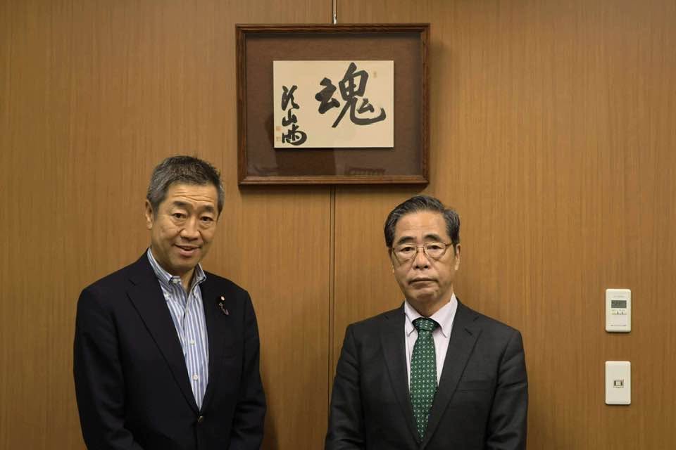 矢野義昭元陸将補（一般財団法人日本安全保障フォーラム会長）ご訪問