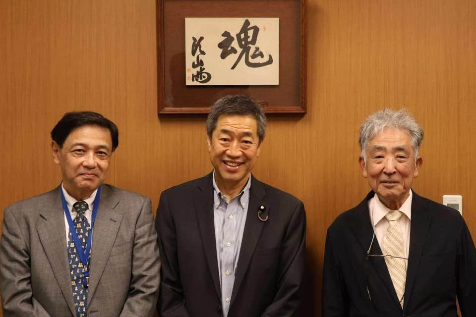  元日本郵便副会長の稲村公望さんご訪問